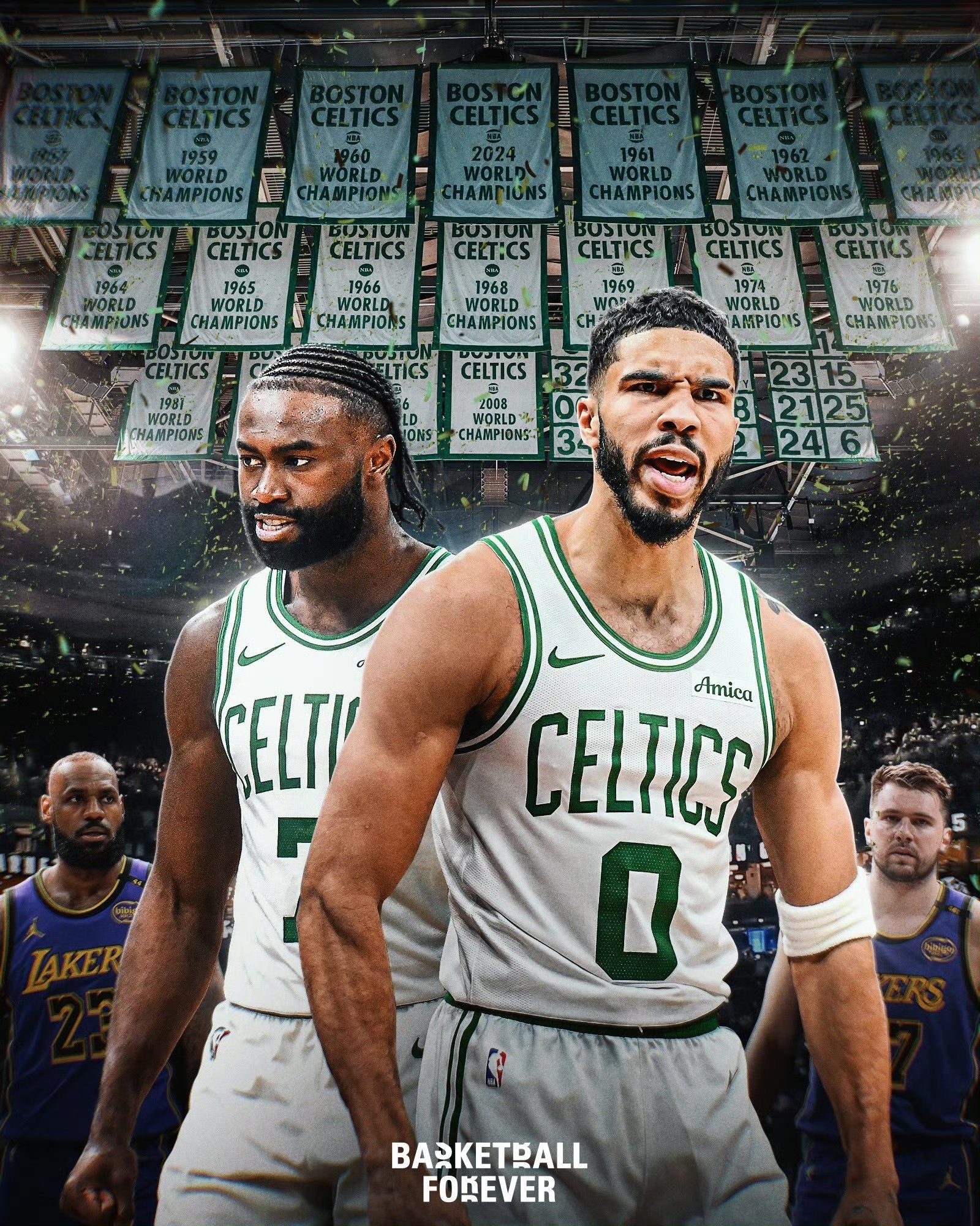 包含塔图姆回归赛场,突破纪录首场状态亮眼,湖人观众沸腾!的词条